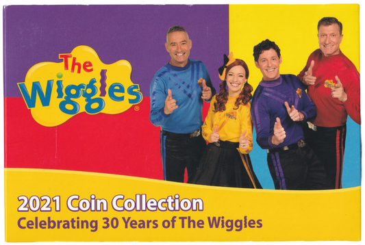 2021 6-Coin Collection Folder - 30 Years of the Wiggles