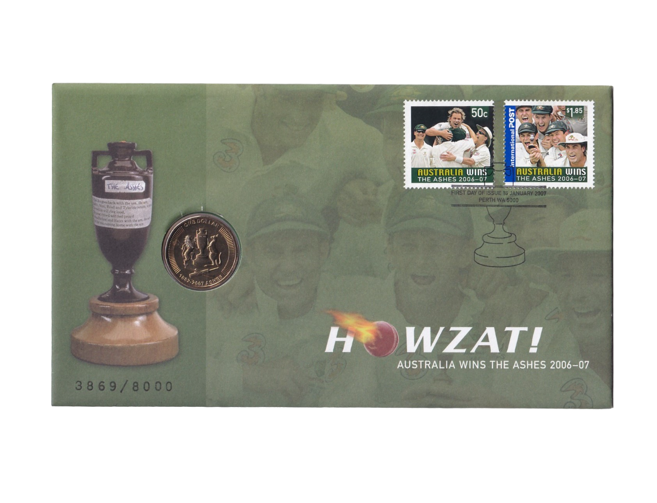 2007 PNC - HOWZAT! Australia Wins the Ashes 2006-07 - #3,869 of 8,000