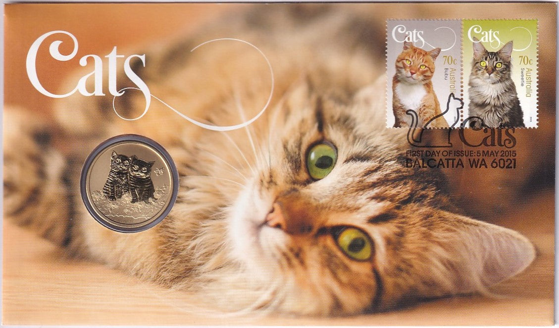 2015 Perth Mint PNC - Cats