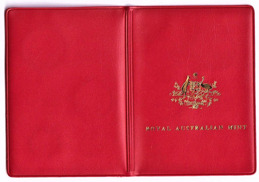 1983 Royal Australian Mint Uncirculated Set - Red Wallet *PVC RESIDUE*