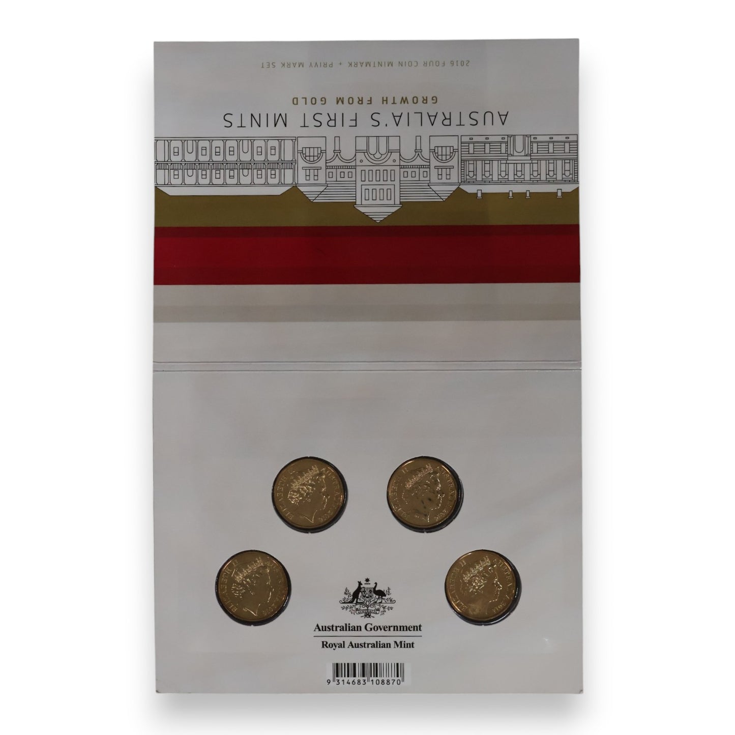 2016 $1 Privy Mark Four Coin Set: Australia's First Mint's