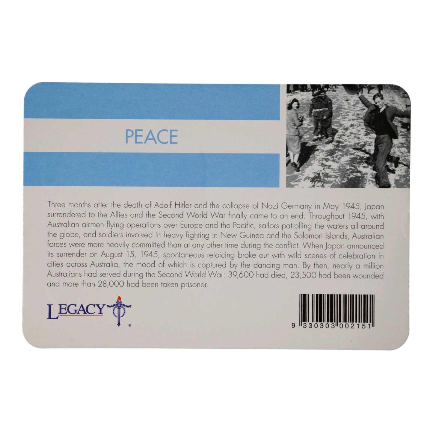 2016 25c Coin - 'Anzac to Afghanistan' - Peace
