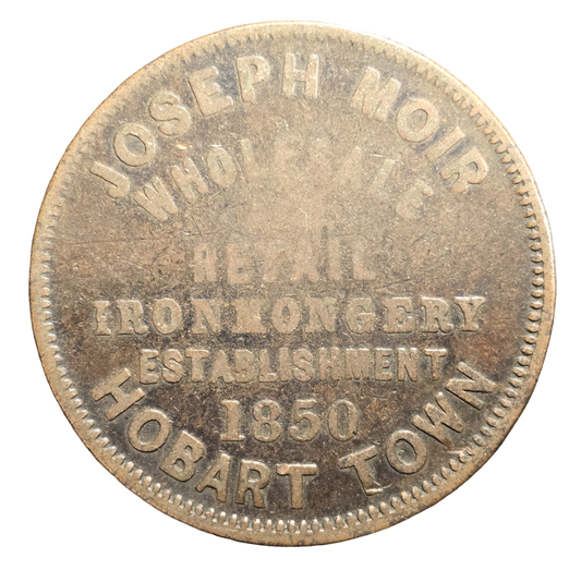 1850 Joseph Moir - Economy House - Penny