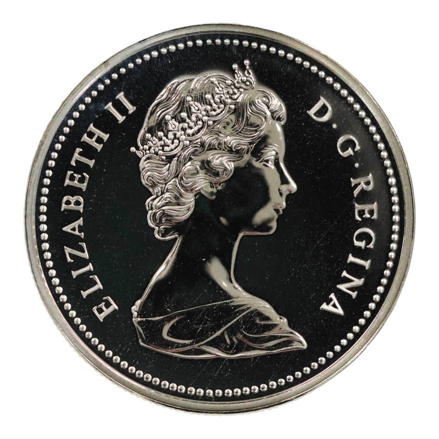 1976 Canada Silver $1 Coin - "Library of Parliament" - Specimen Finish