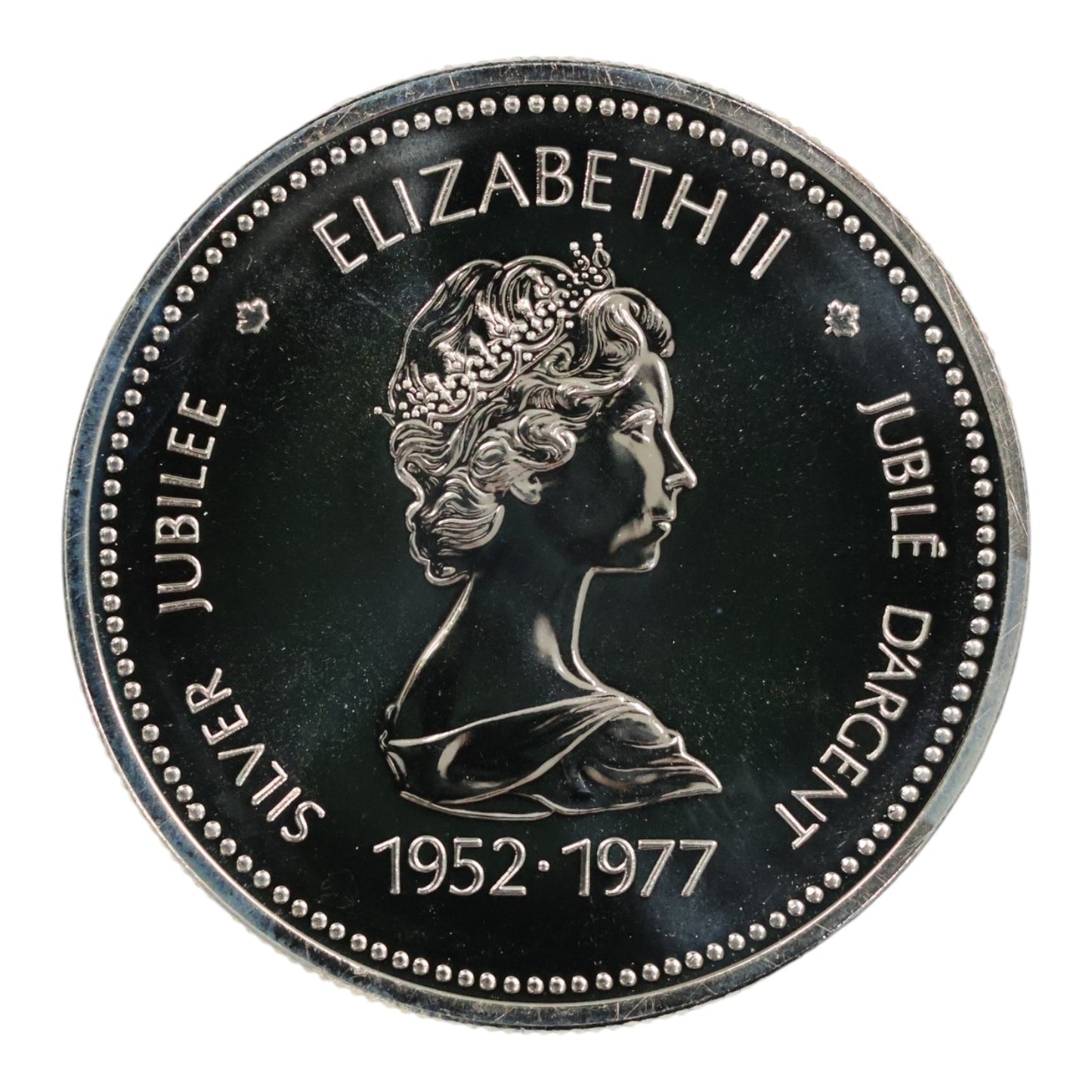 1977 Canada Silver $1 Coin - "Silver Jubilee" - Specimen Finish