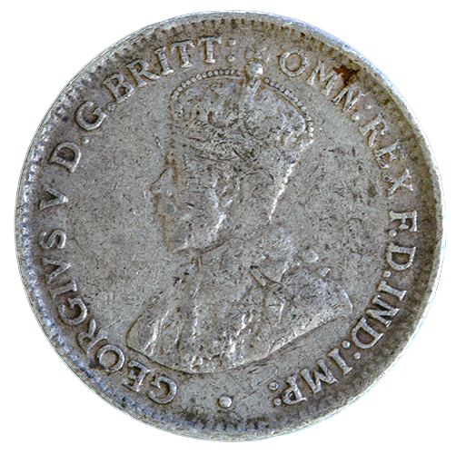 1921 M Australian Threepence