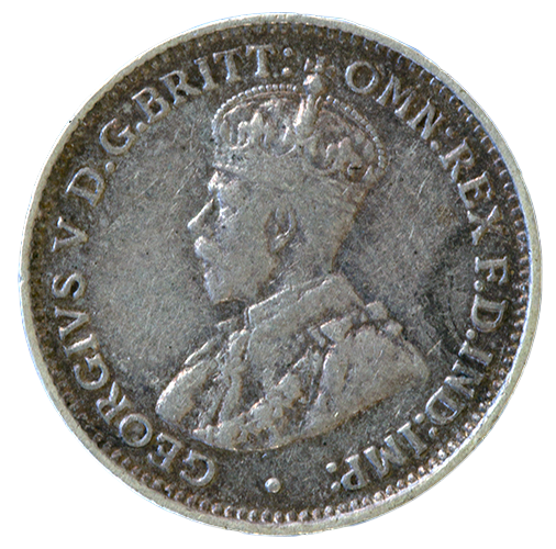 1921 M Australian Threepence - Fine