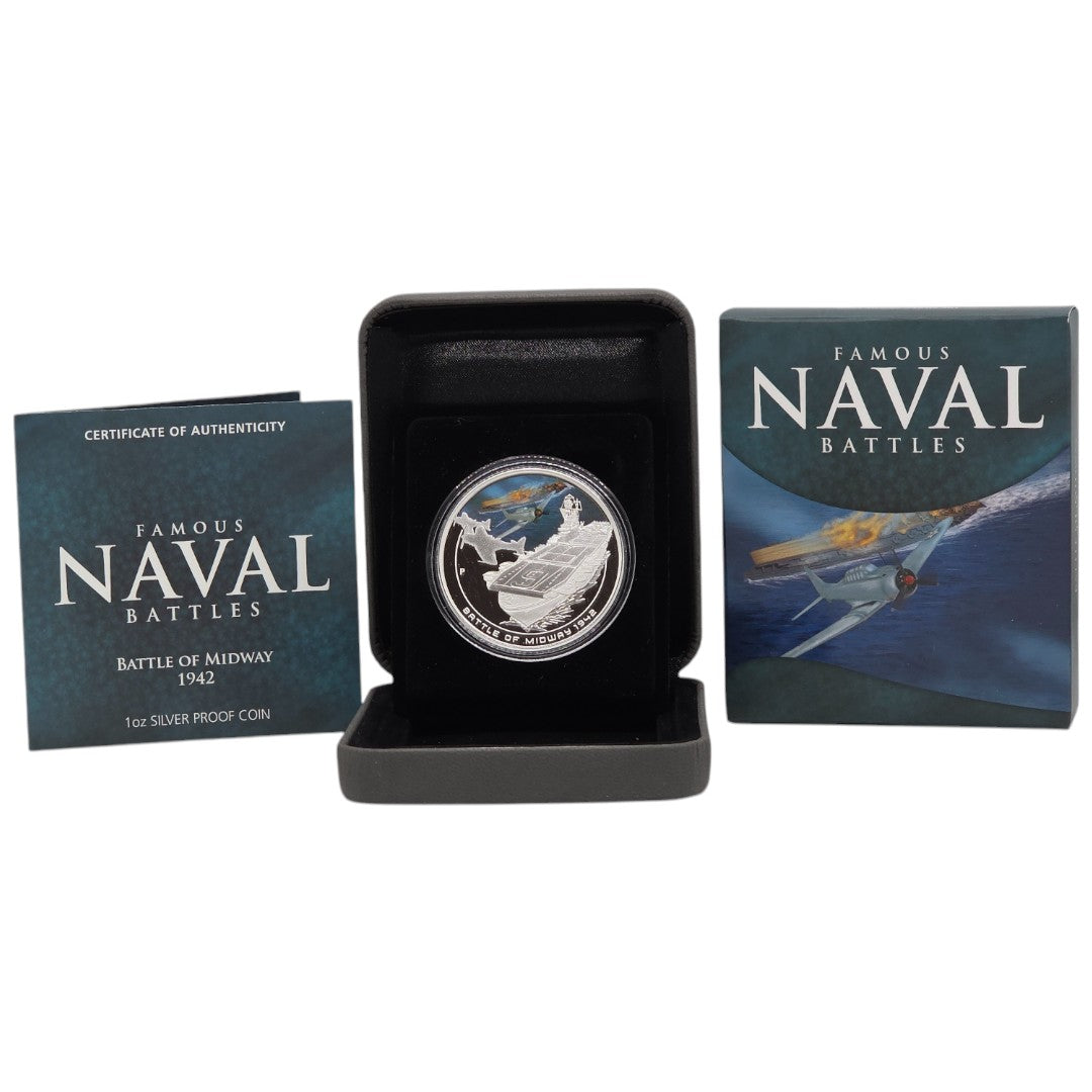 2010/11 Perth Mint - Famous Naval Battles - 5-Coin Silver Proof Set