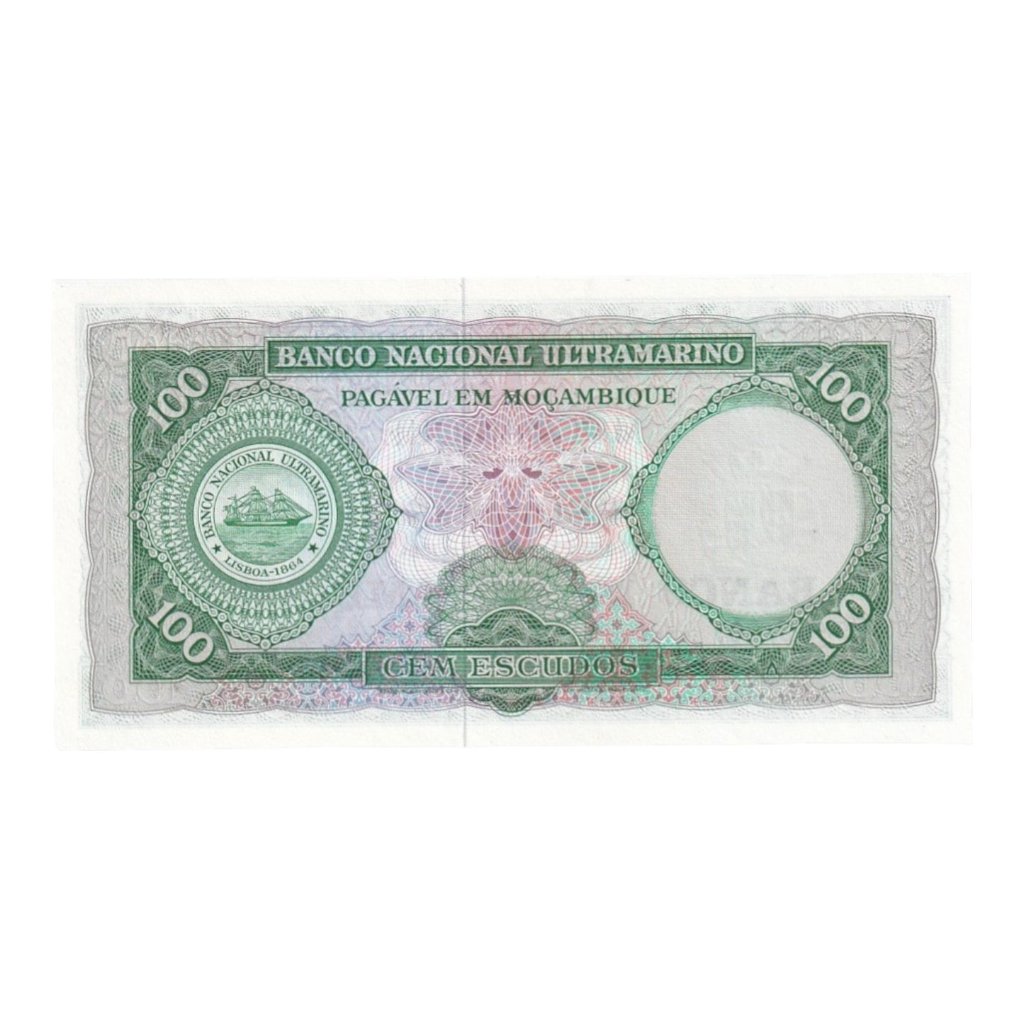 1961 Mozambique - 100 Escudos - p109a - Uncirculated