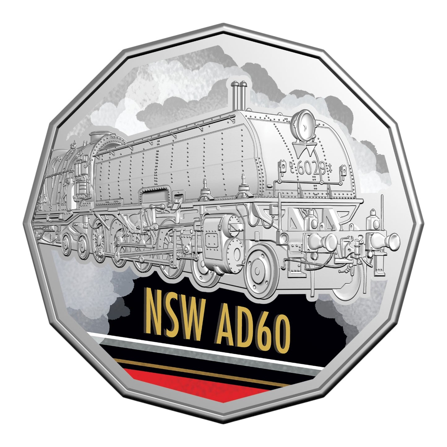 2025 50c Coloured Uncirculated Seven-Coin Collection - Steam Giants