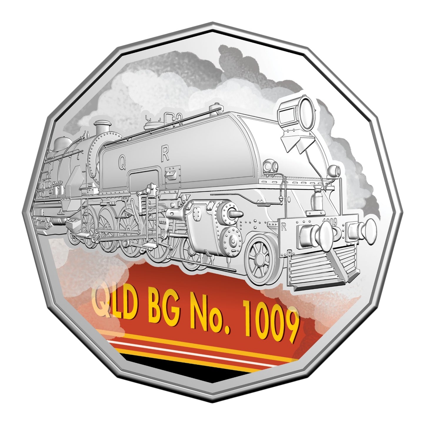 2025 50c Coloured Uncirculated Seven-Coin Collection - Steam Giants