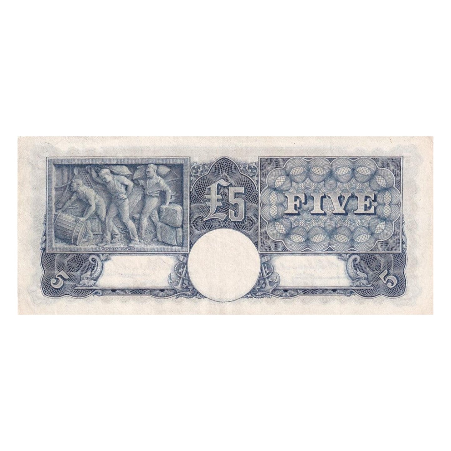 1949 Australian £5 Note - R93 766028 - HC COOMBS/GPN WATT - R47 - Mid-Range Prefix - Extremely Fine