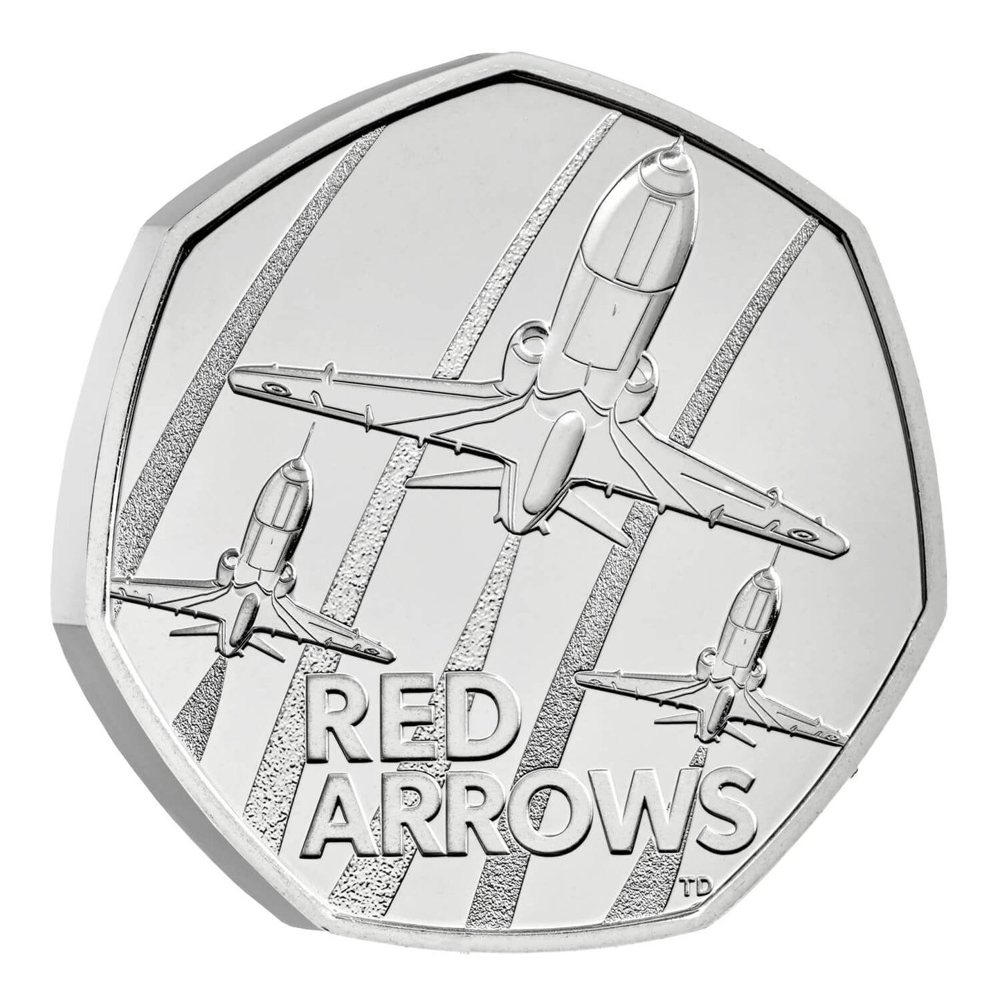 2025 The Red Arrows UK 50p Brilliant Uncirculated Coin