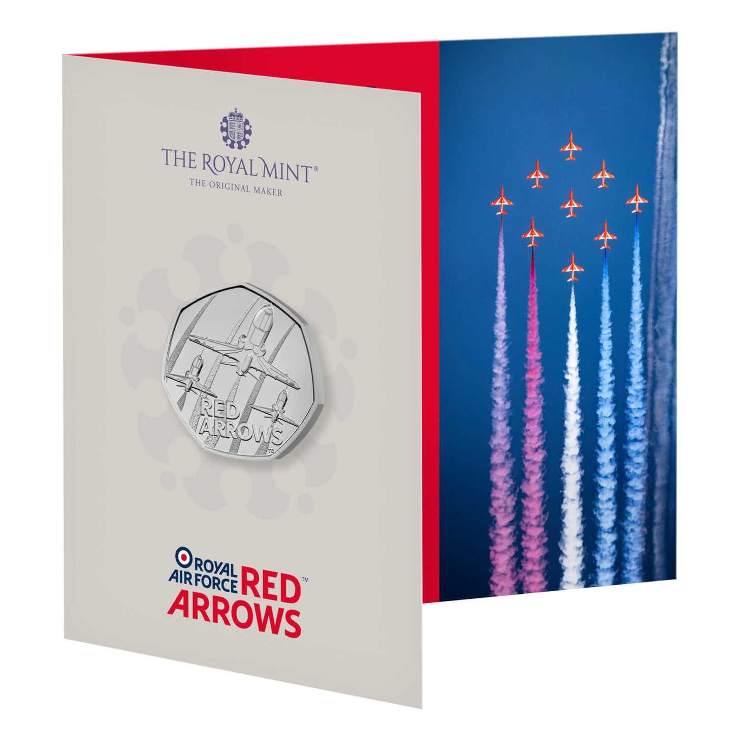 2025 The Red Arrows UK 50p Brilliant Uncirculated Coin