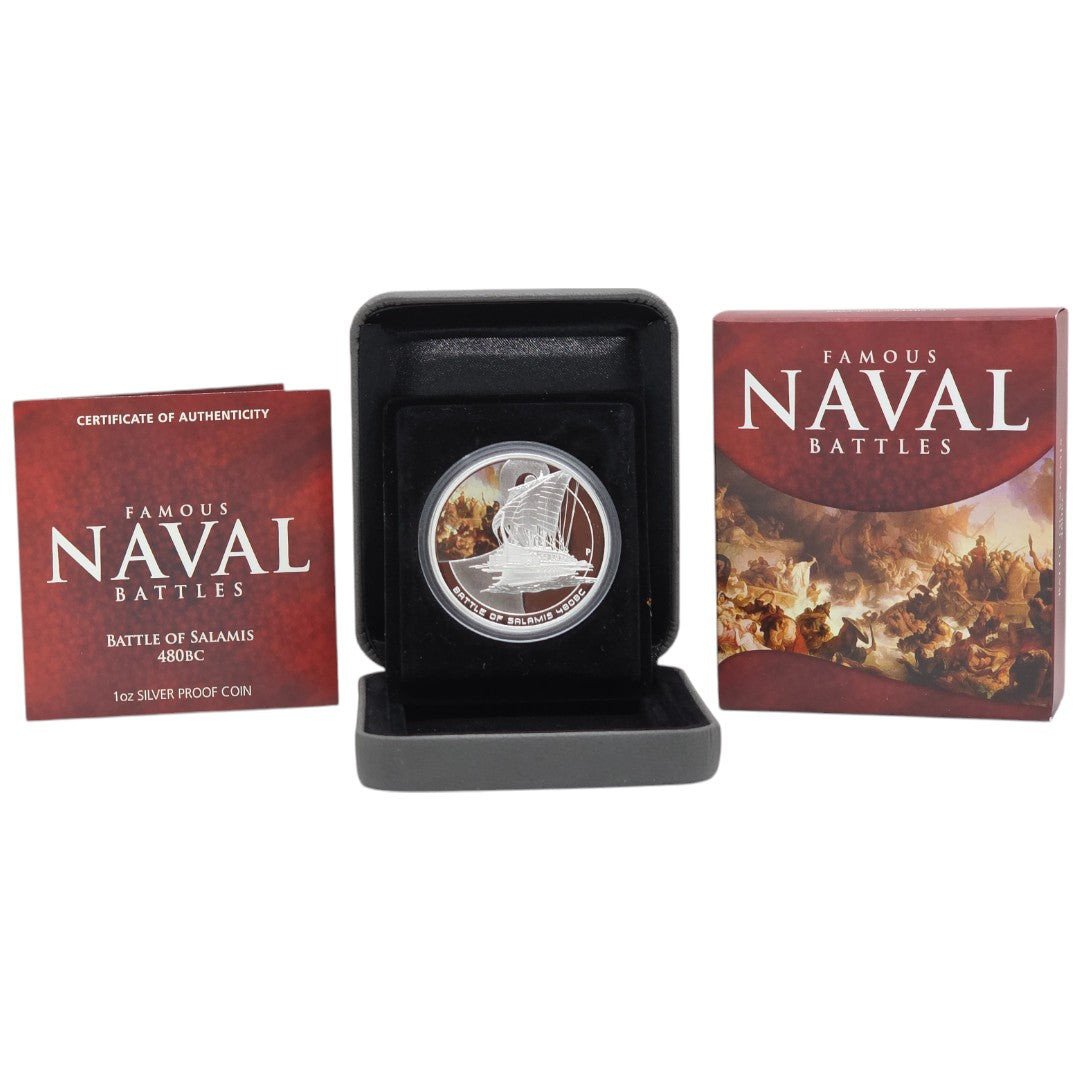2010/11 Perth Mint - Famous Naval Battles - 5-Coin Silver Proof Set