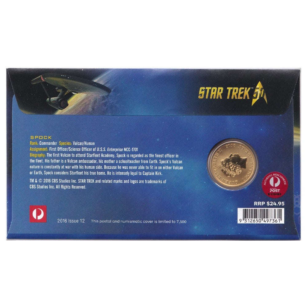 2016 Perth Mint PNC - APTA 100 Club Star Trek PNC