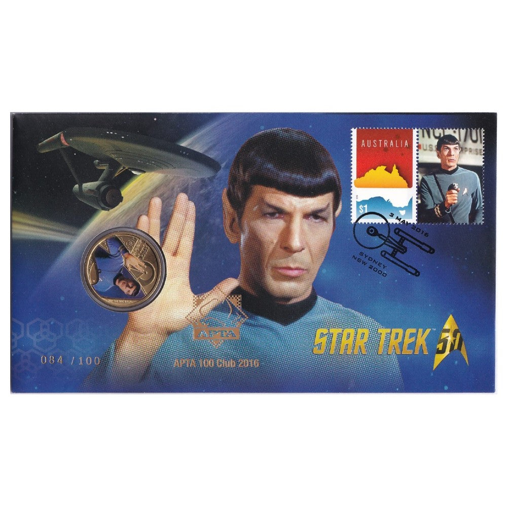 2016 Perth Mint PNC - APTA 100 Club Star Trek PNC