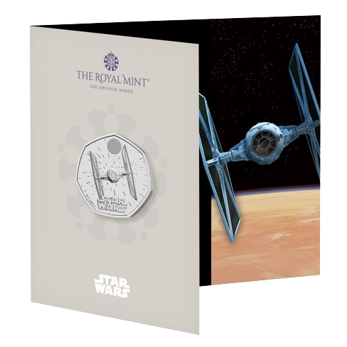 2024 Star Wars TIE Fighter 50p Brilliant Uncirculated Coin