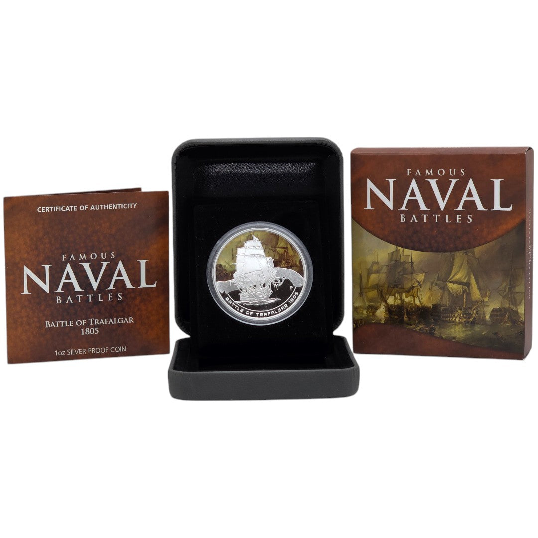 2010/11 Perth Mint - Famous Naval Battles - 5-Coin Silver Proof Set