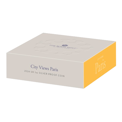 2024 £2 City Views Paris 1oz Silver Proof Coin
