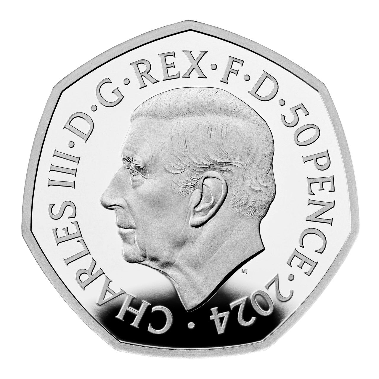 2024 Diplodocus - 50p Silver Proof Colour Coin