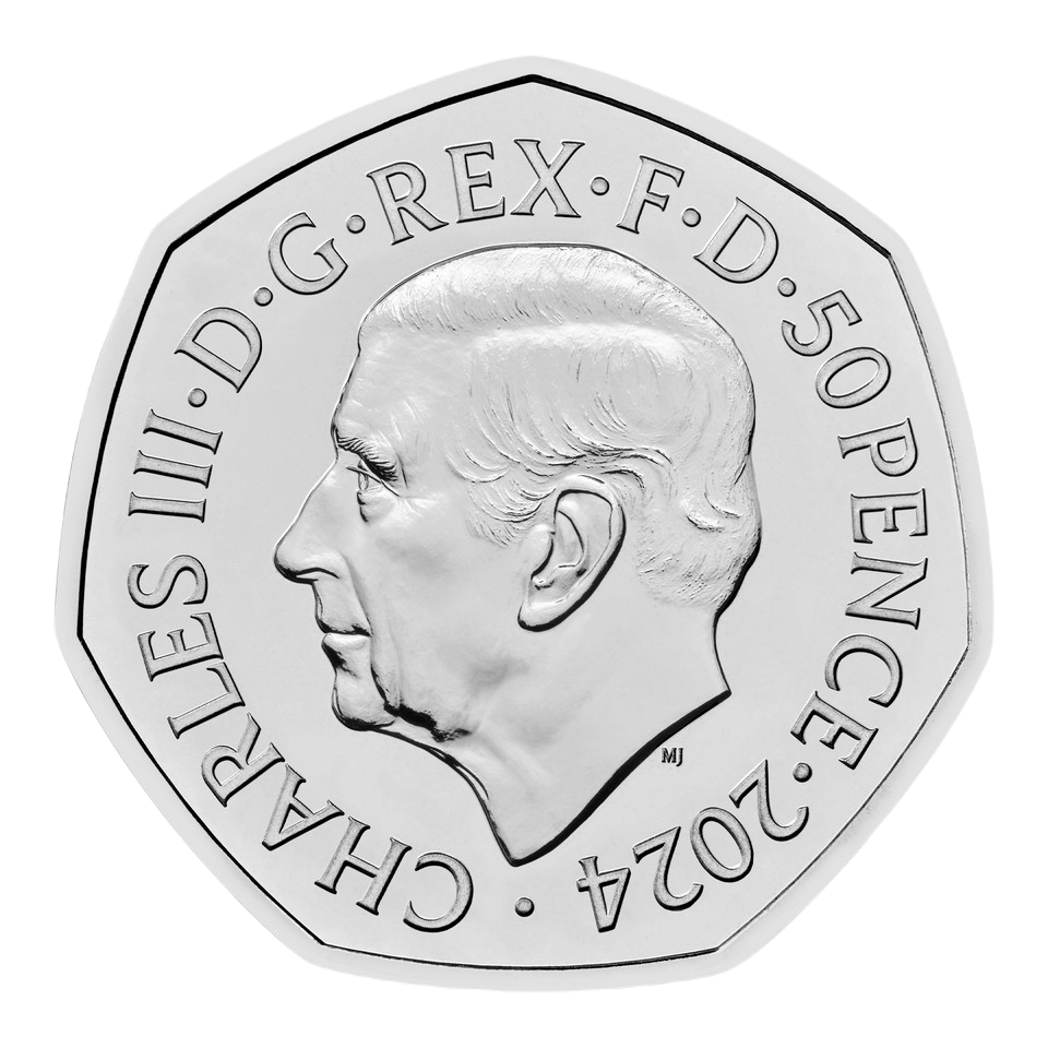 2024 Star Wars TIE Fighter 50p Brilliant Uncirculated Coin