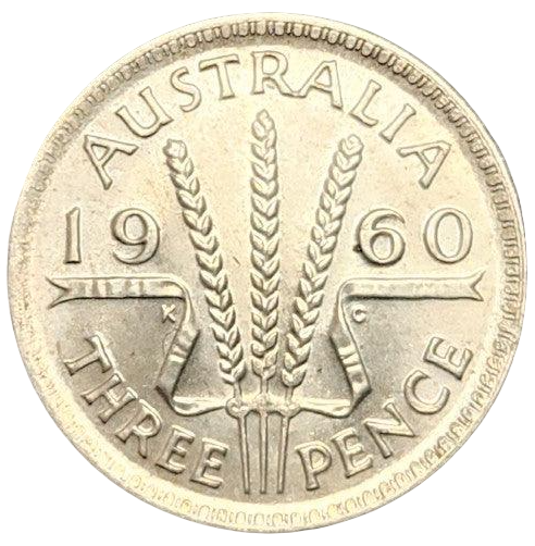 1960 Australian Threepence - Uncirculated