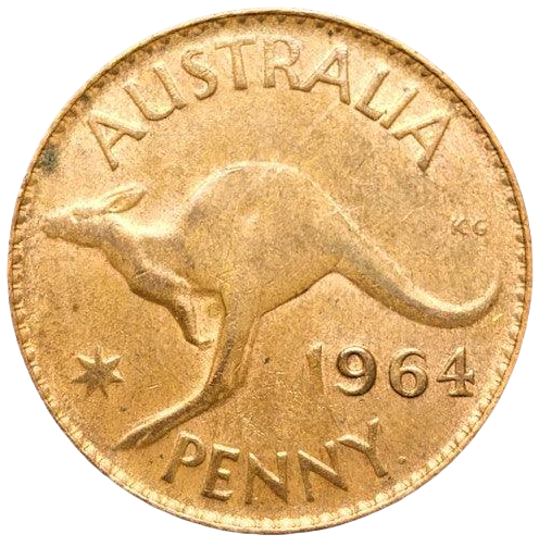 1964 (Y.) Australian Penny - Very Good