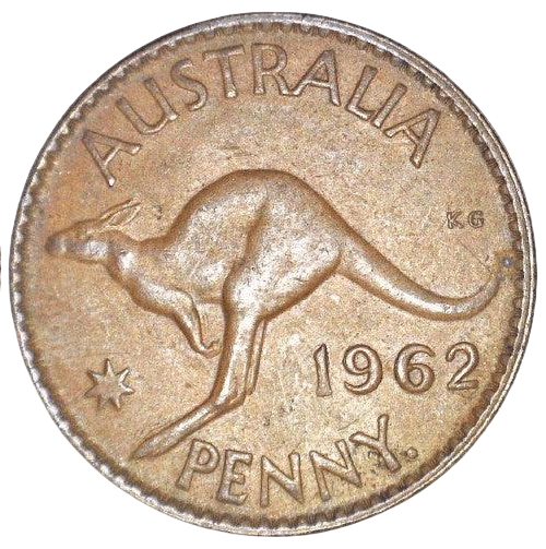 1962 Australian Penny - Very Good