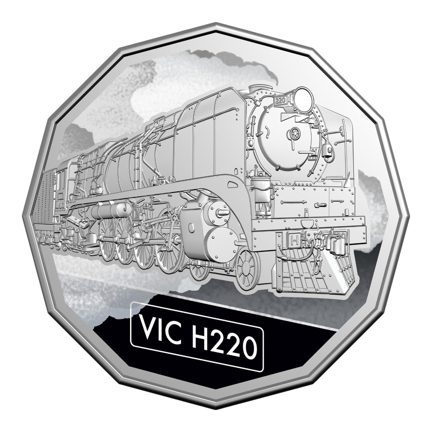 2025 50c Coloured Uncirculated Seven-Coin Collection - Steam Giants