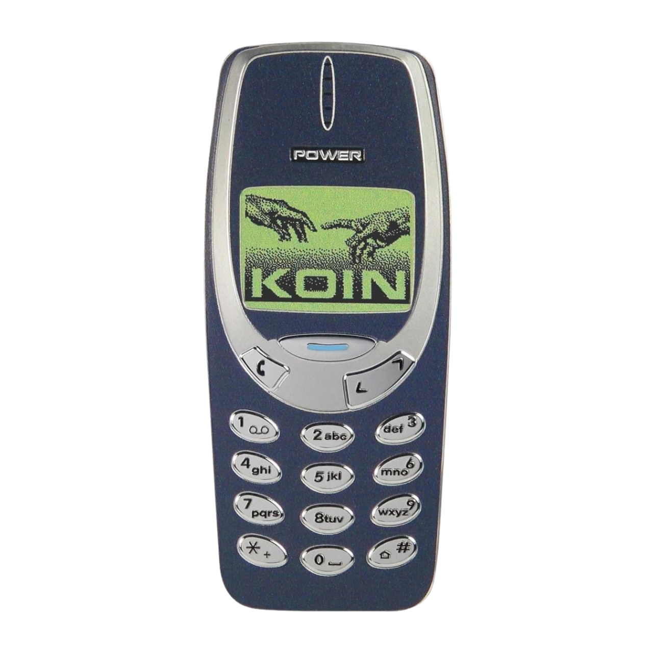 2025 Unbreakable Phone $2 Niue Colored Gilded 2oz Silver Coin