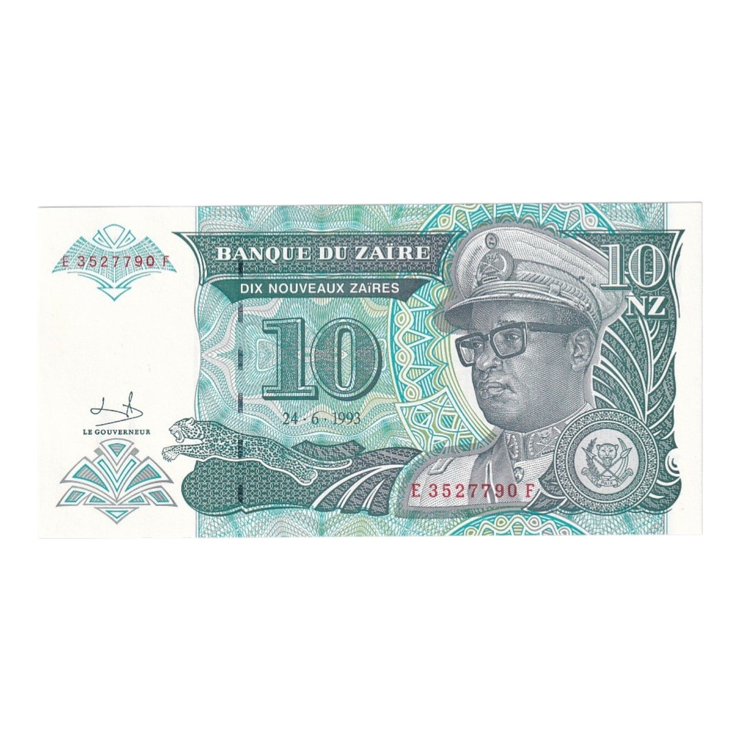 1992-1993 Zaire Banknote Collection - Uncirculated 1992-1993 Issues (11-Note Lot)