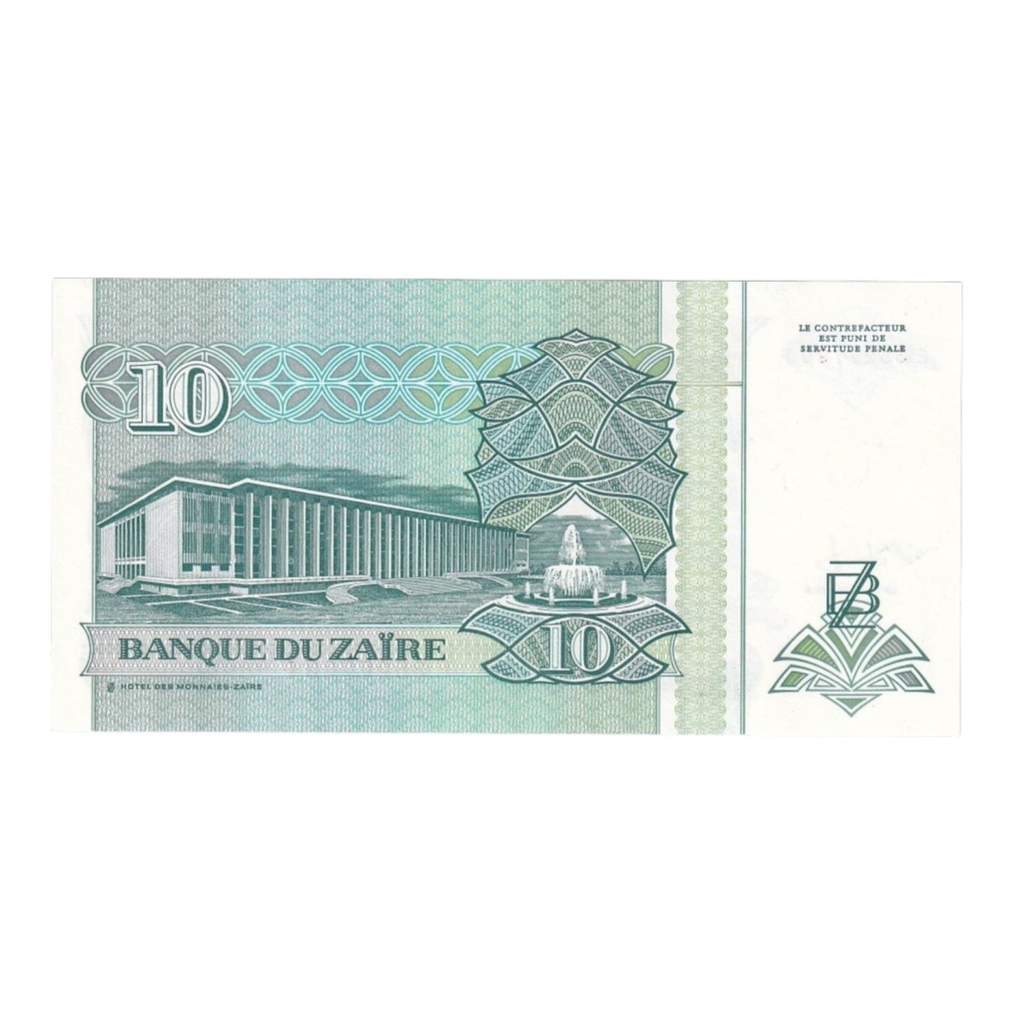 1992-1993 Zaire Banknote Collection - Uncirculated 1992-1993 Issues (11-Note Lot)