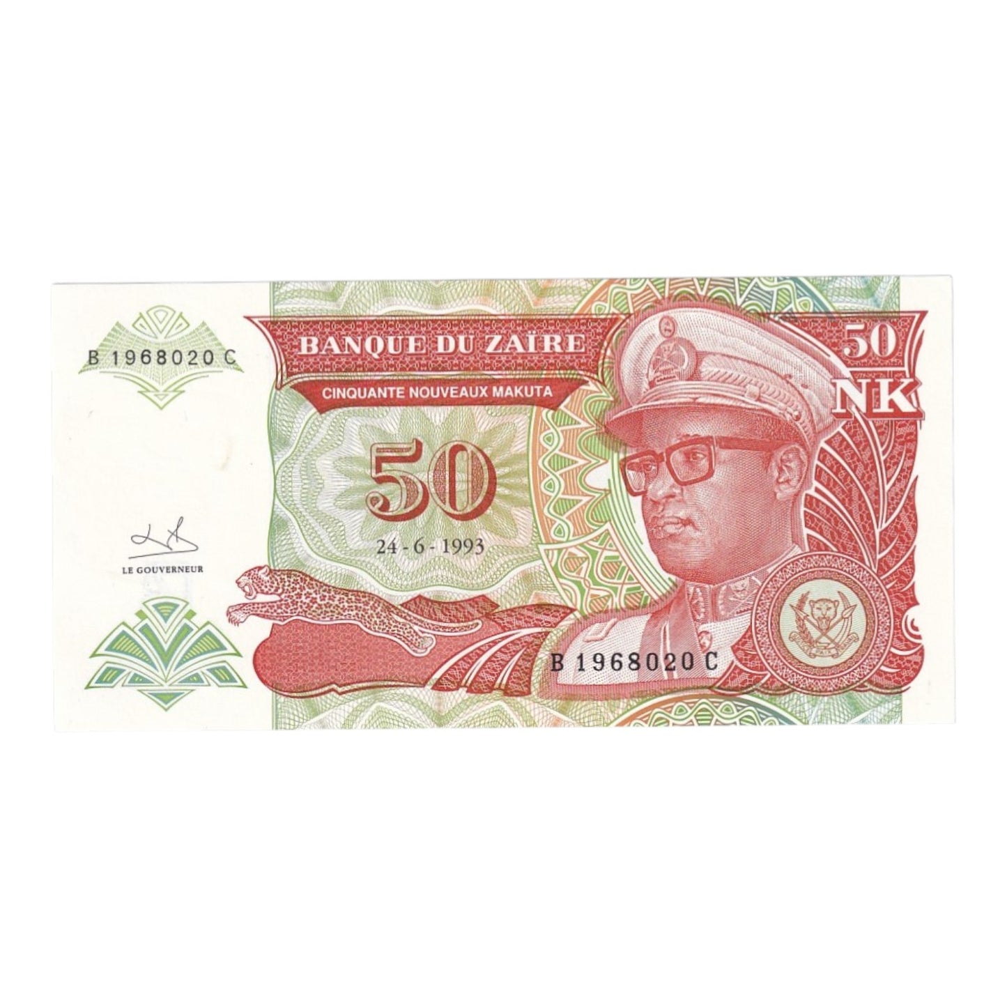 1992-1993 Zaire Banknote Collection - Uncirculated 1992-1993 Issues (11-Note Lot)