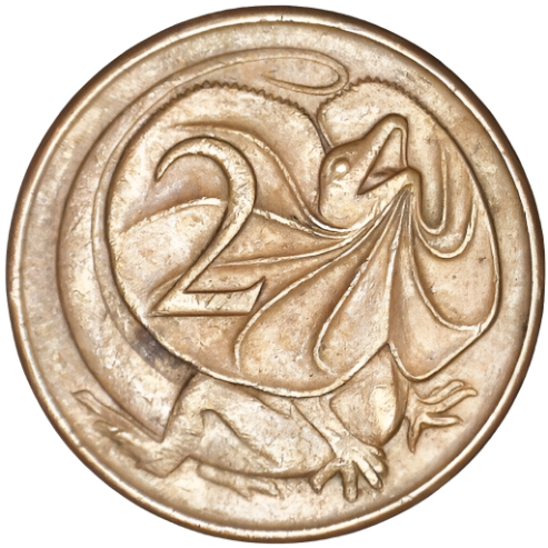 1968 Australian 2 Cent Coin