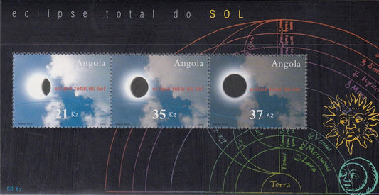 Angola - 2002 Eclipse of the Sun Miniature Sheet - Mint Unhinged - Loose Change Coins