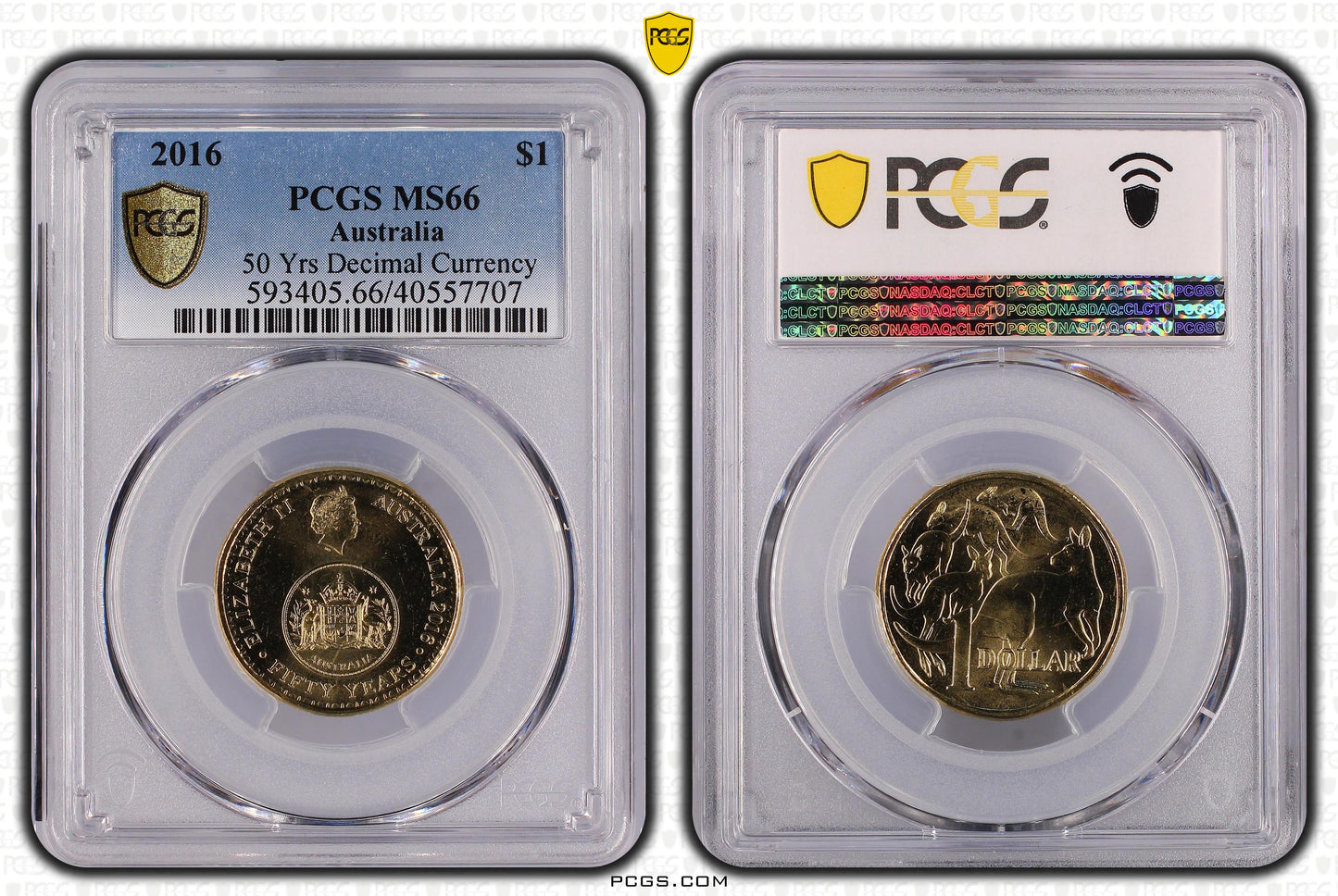 2016 $1 Coin - 50 Years of Decimal Currency - MS66 - Choose Your Certification