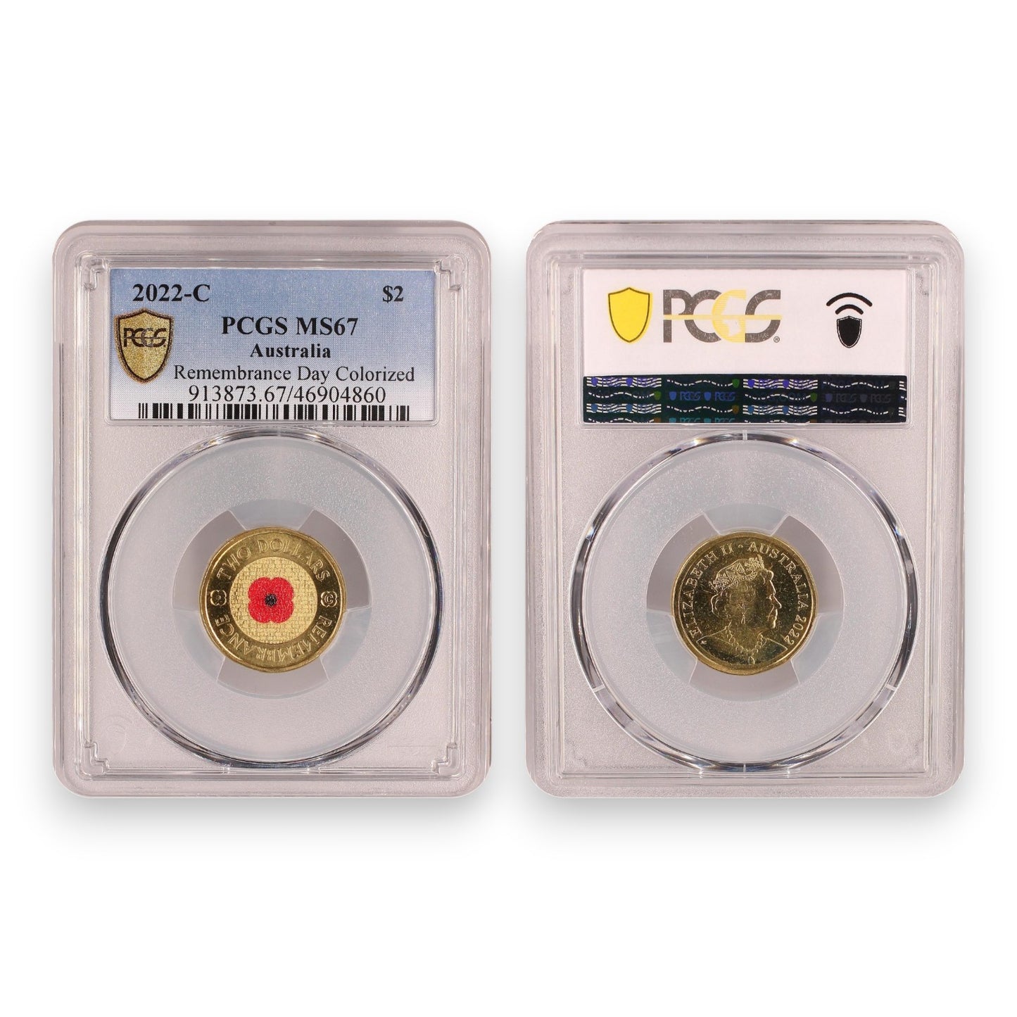 2022-C $2 Remembrance Poppy (MS67)