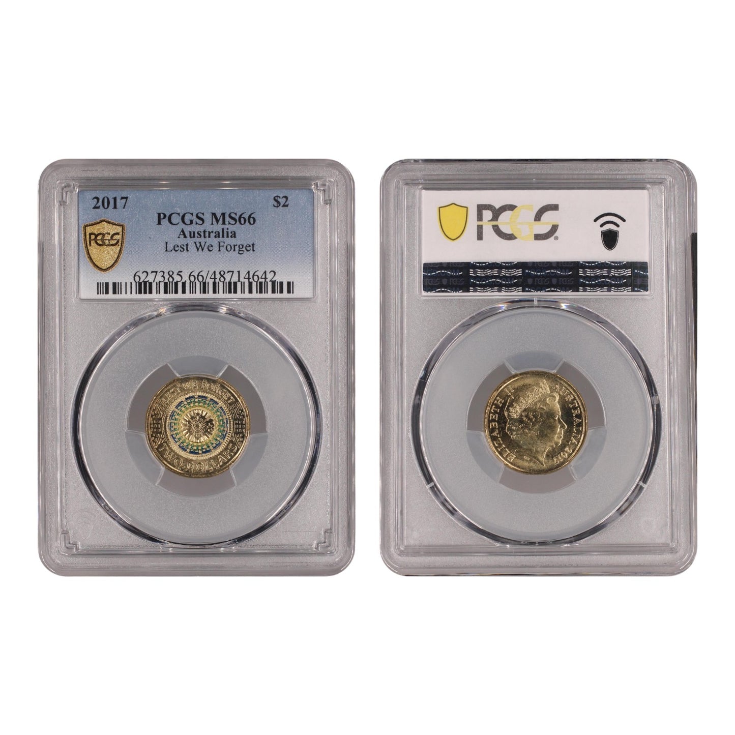 2017 $2 Coin - Lest We Forget - MS66 - #48714642