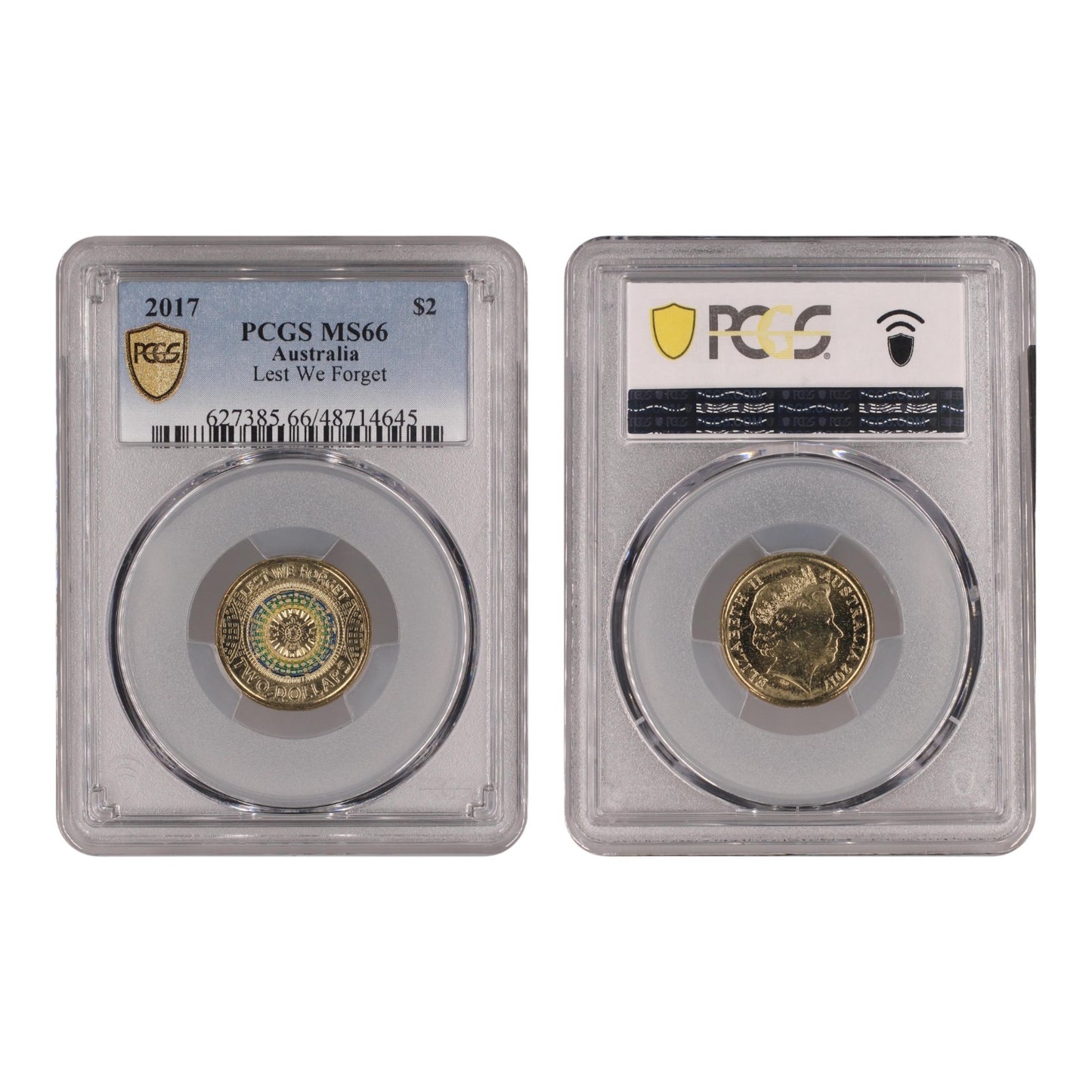 2017 $2 Coin - Lest We Forget - MS66 - #48714645