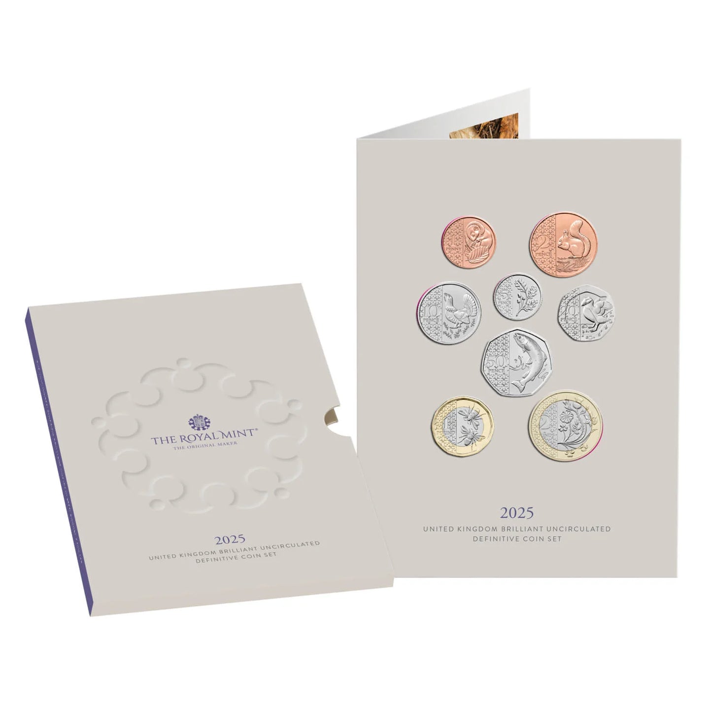 2025 United Kingdom Brilliant Uncirculated Definitive Coin Set