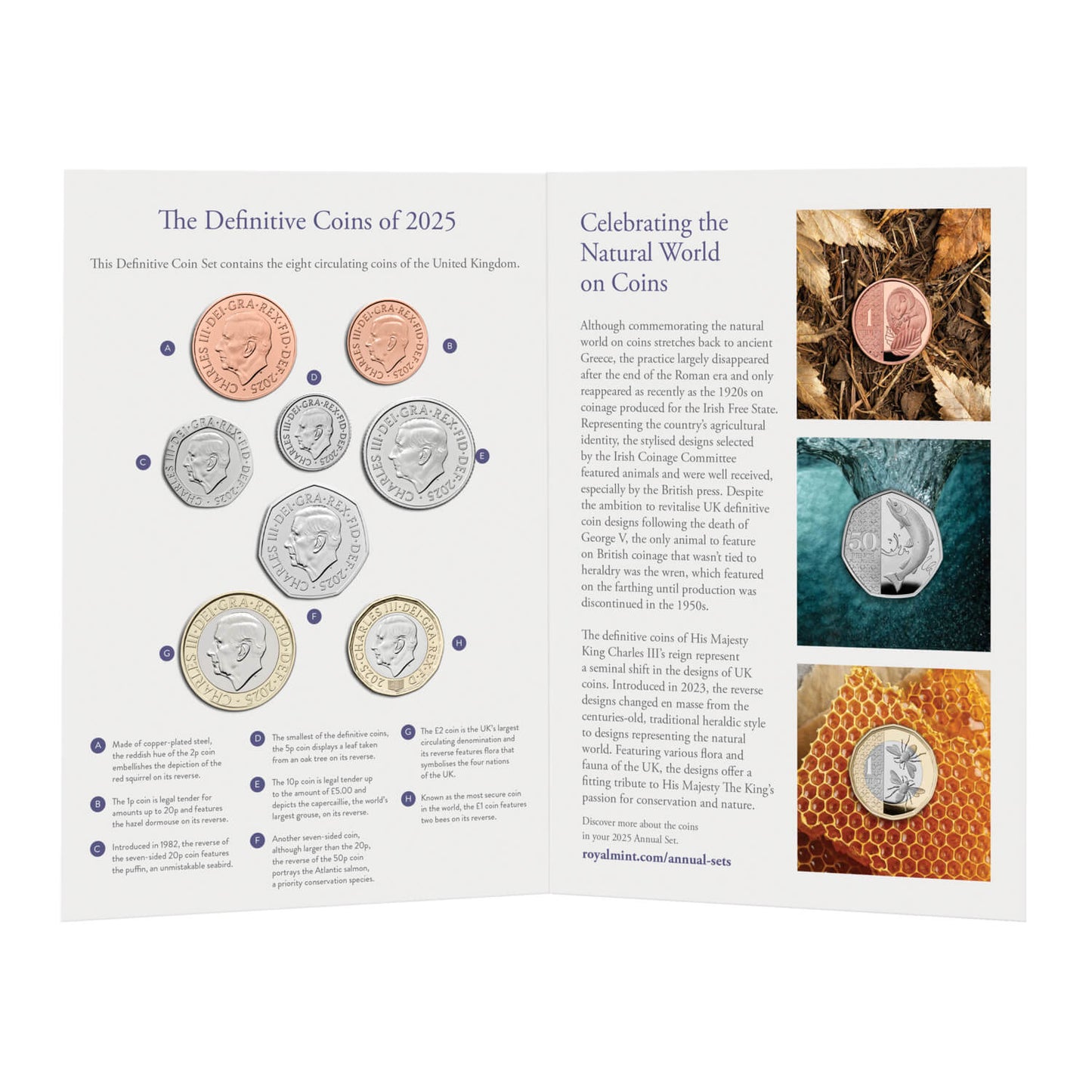 2025 United Kingdom Brilliant Uncirculated Definitive Coin Set