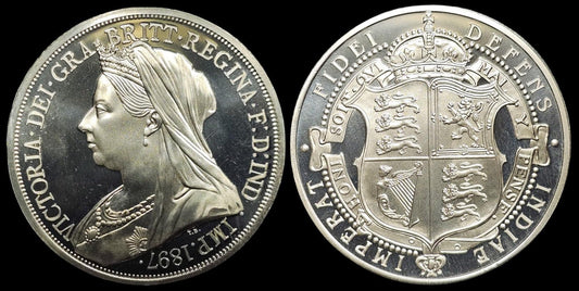 GREAT BRITAIN, Queen Victoria, "1897" Retro Issue Fantasy Crown - Loose Change Coins