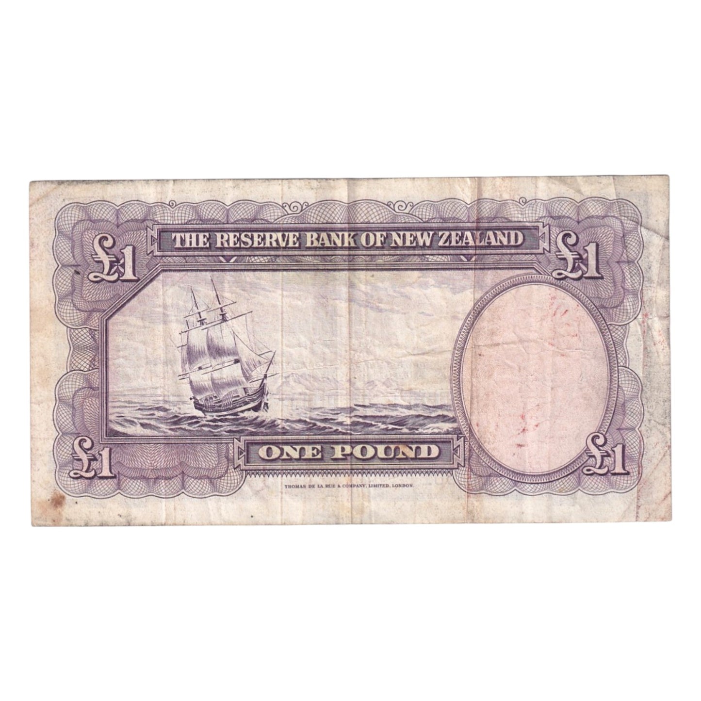 1967 New Zealand - £1 Banknote - p159d - Fine