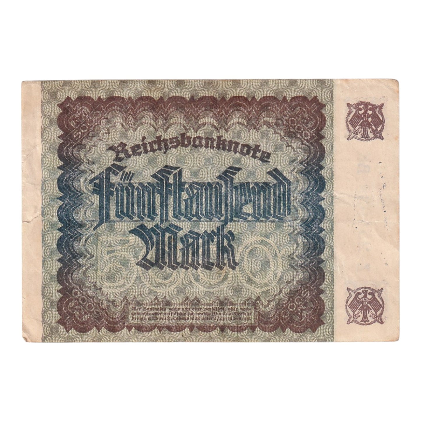1922 Germany - p81 - 5000 Mark