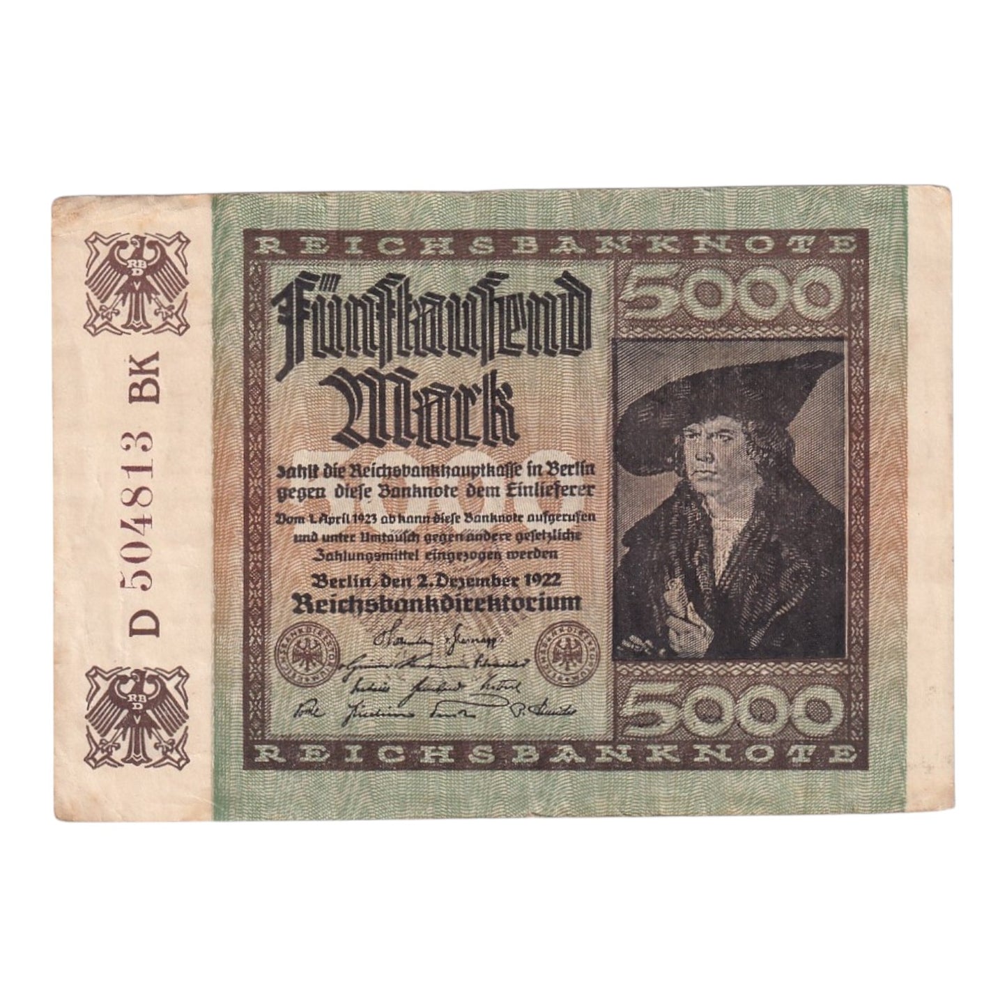 1922 Germany - p81 - 5000 Mark