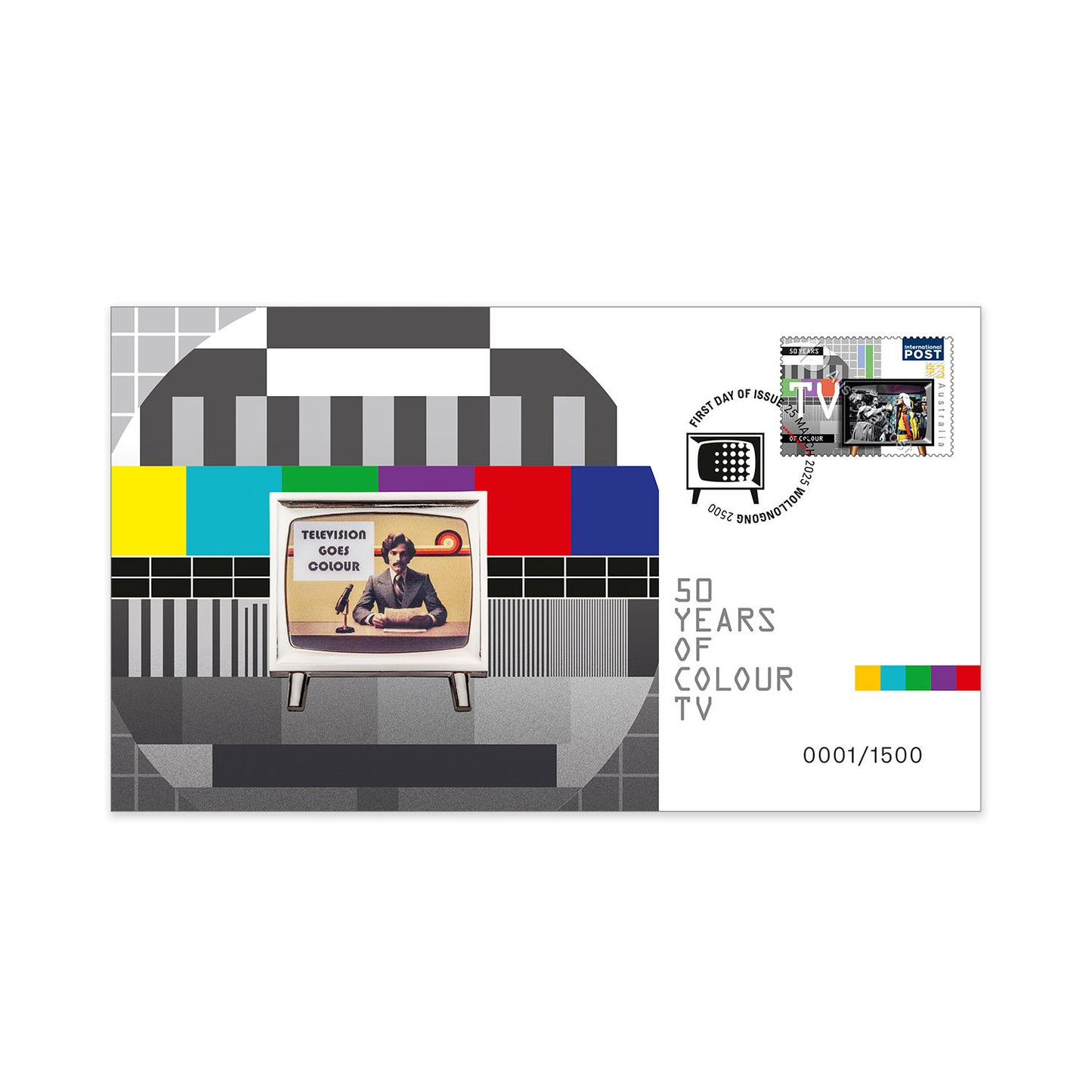 2025 PMC - 50 Years of Colour TV Medallion Cover