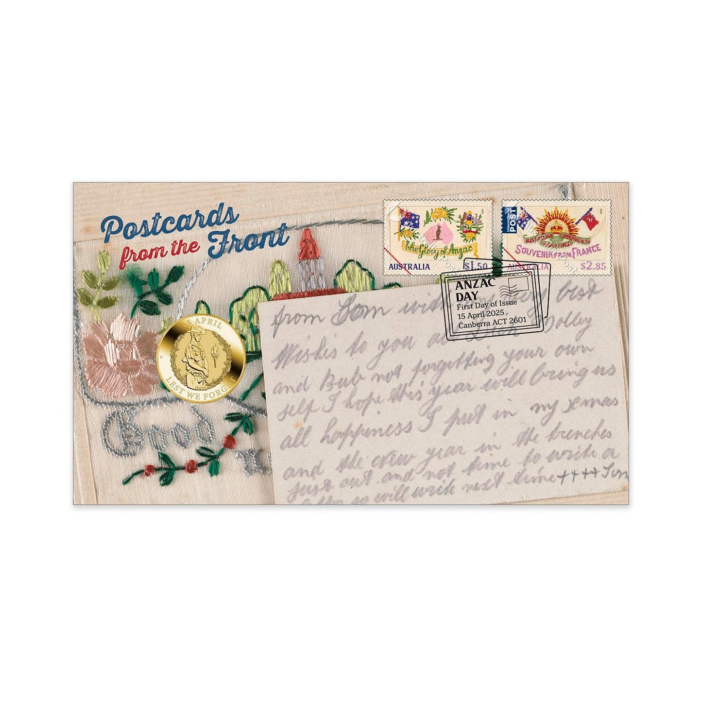 2025 Perth Mint PNC - Postcards from the Front