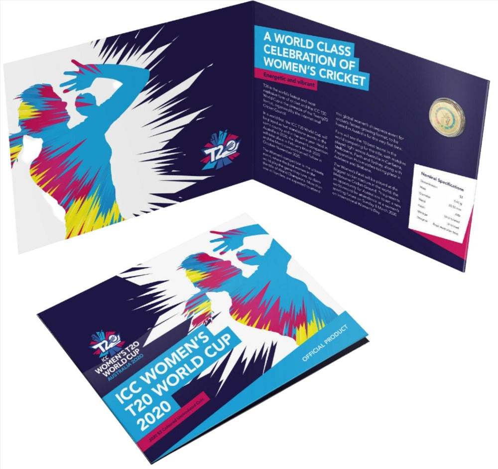 2020 $2 Coin - ICC Women's T20 World Cup