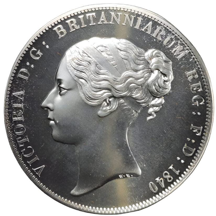 The Patina Collection - GREAT BRITAIN, Queen Victoria, 1840, Patina series retro pattern crown